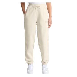 PUMA Women's Fleece Jogger Cream Size XXL